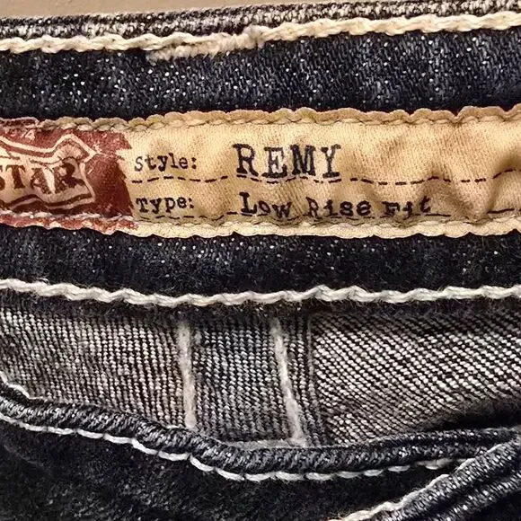 Big Star Dark Blue Boot Cut Jeans 25R x 31 - Picture 5 of 6